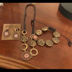 Lucky Brand Necklace, earrings, bracelet